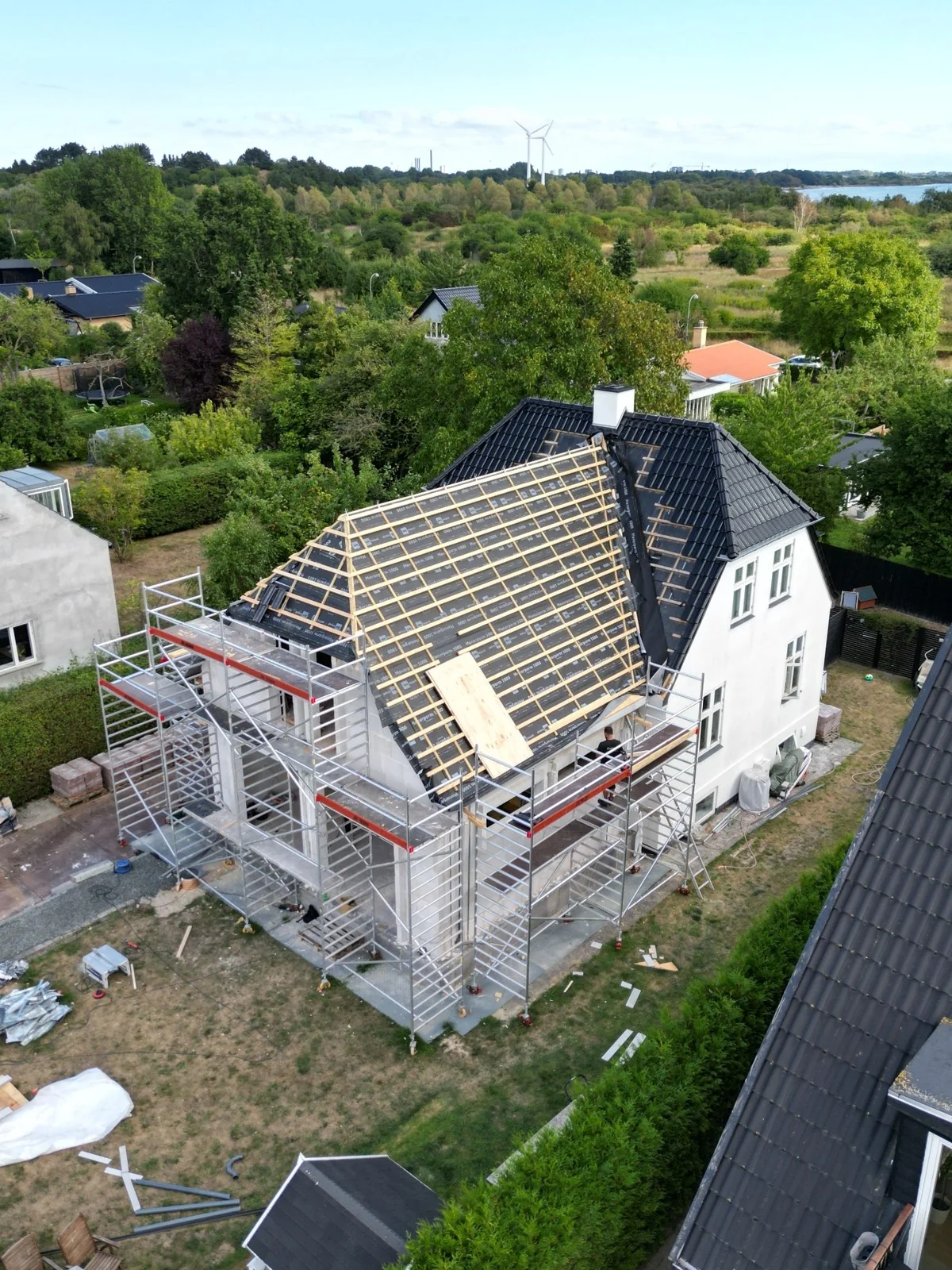Tilbygning og tagarbejde